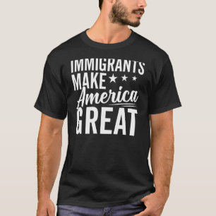 移民USA移民誇りを持った恋人S Tシャツ