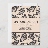 移行に関する発表 招待状 (正面)