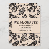 移行に関する発表 招待状 (正面/裏面)