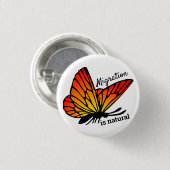 移行は自然な小さい丸いボタンです 缶バッジ (正面&裏面)