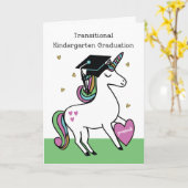 移行幼稚園卒業祝い カード (黄色い花)