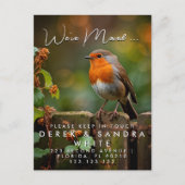 移転した住所の変更 案内ポストカード (正面)