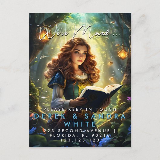 移転した住所の変更 案内ポストカード (正面)