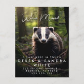 移転した住所の変更 案内ポストカード (正面)