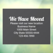 移転しました 新しい場所にお越しください 灰色 ウィンドウサイン (シート3)