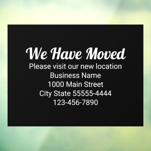 移転しました 新しい場所にお越しください 黒 ウィンドウサイン (シート3)