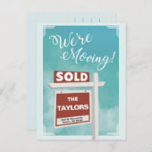 移転のお知らせポストカードを移動しています 案内ポストカード (正面/裏面)