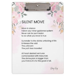 移静か動 – 勇気付けられる詩 クリップボード