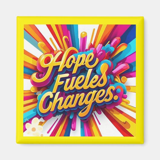 「移鮮やか行」 マグネット (正面)