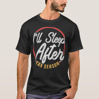 税おもしろいシーズン後の睡眠_1 Tシャツ