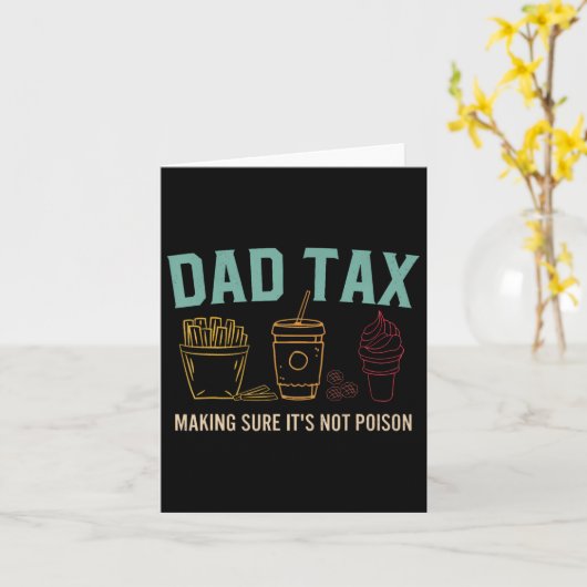 税それが毒の父の日のパパジョー カード (黄色い花)