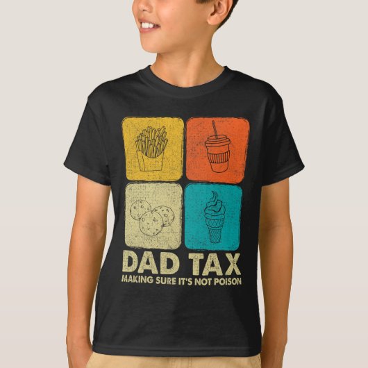 税それが毒の父の日のパパジョー Tシャツ (正面)