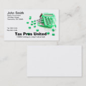 税のプロフェッショナル-会計士- CPAの名刺 名刺 (正面/裏面)