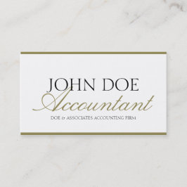税の会計士CPAの簿記係の金ゴールドの原稿及び紙 名刺