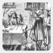 税の受け手，プラキスの木の切り刻みの後 スクエアシール (正面)