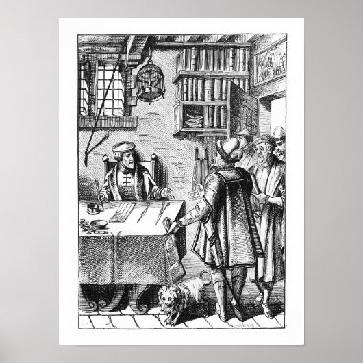 税の受け手，プラキスの木の切り刻みの後 ポスター (正面)