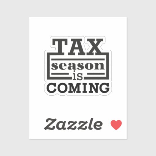 税の季節来は シール (シート)