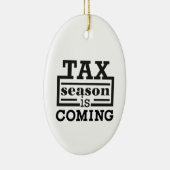 税の季節来は セラミックオーナメント (右)
