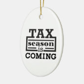 税の季節来は セラミックオーナメント (左)