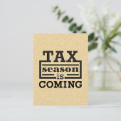 税の季節来は ポストカード (スタンド正面)