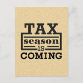 税の季節来は ポストカード (正面)