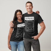 税の準備者の栄養の事実皮肉グラフィック Tシャツ (ユニセックス)