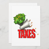 税の粉砕機 招待状 (正面/裏面)