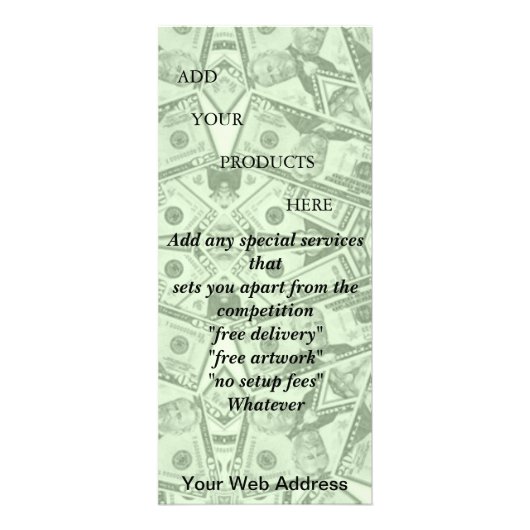 税または会計士ビジネスパンフレットカードへの販売法 ラックカード (裏面)