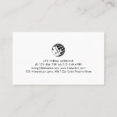 税コンサルタント税額作成者 名刺 (裏面)