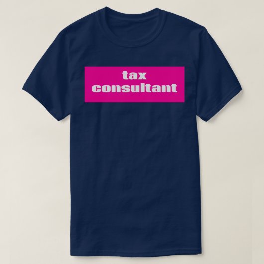 税コンサルタント6 Tシャツ (デザイン正面)