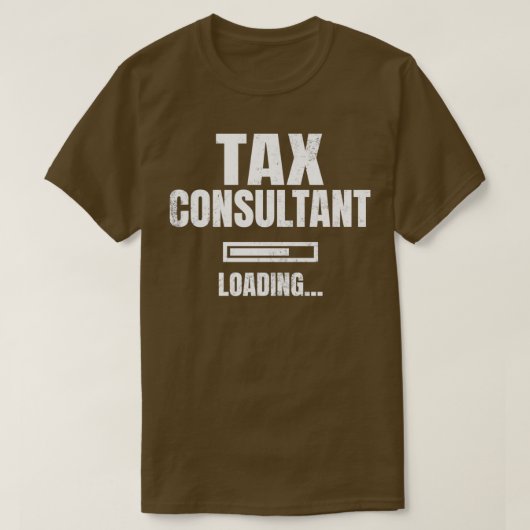 税コンサルタントCPA会計士確定申告のロード Tシャツ (デザイン正面)