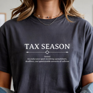 税シーズン会計士会計ユーモア トライブレンドＴシャツ