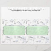 税タイム会計カスタムキャンディバーラッパー チラシ (正面)