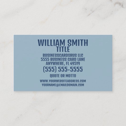 税モダン作成者 名刺 (裏面)