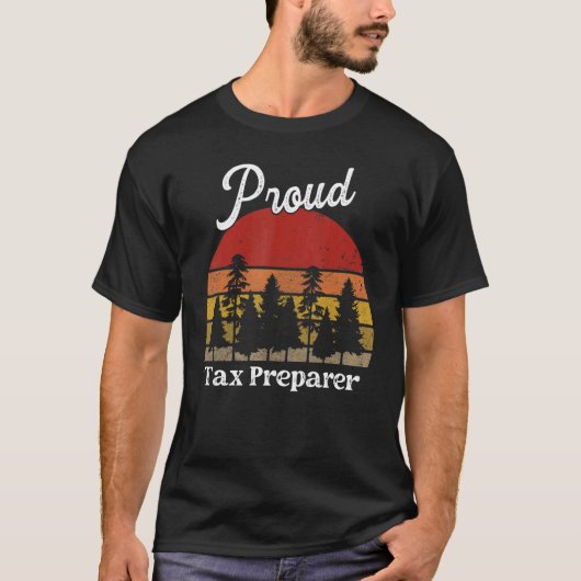税作成者の役職の職業 Tシャツ (正面)