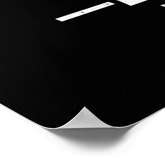 税作成者ウェイター役職のギフト ポスター (角)