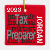 税制作成者の不カスタム正者 セラミックオーナメント (正面)