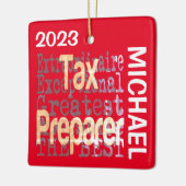 税制作成者の不カスタム正者 セラミックオーナメント (左)