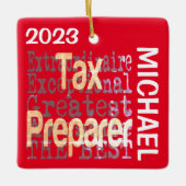 税制作成者の不カスタム正者 セラミックオーナメント (正面)