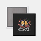 税制優遇で結婚することにしました 面白い結婚ジョーク 花嫁 A マグネット (正面/裏面)