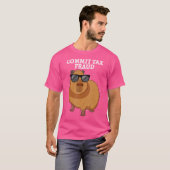 税制詐欺のカピバラを犯す Tシャツ (正面フル)