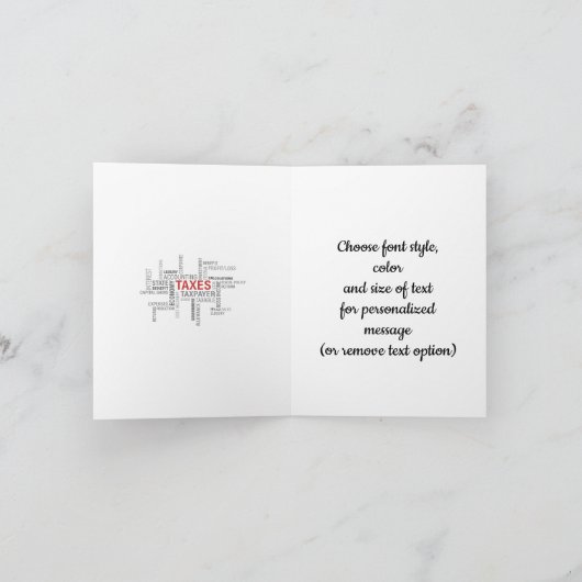 税務の準備 カード (内部)