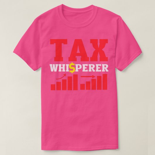 税務ウィスパー会計士CPA Tシャツ (デザイン正面)