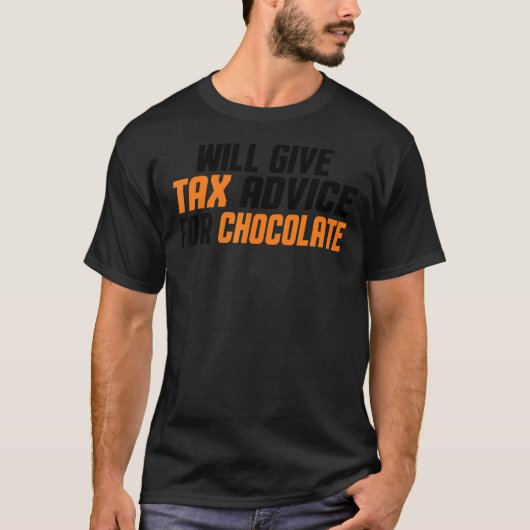 税務コンサルタントおもしろいCpaは与えの税アドバイス Tシャツ (正面)