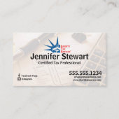 税務サービス名刺 名刺 (正面)
