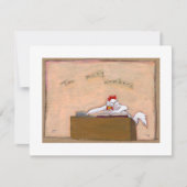 税務日会計士チキン·ナンバーズ·おもしろい間抜け·アート 案内状 (正面)