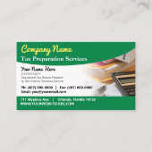 税務準備（作成者）名刺 名刺 (正面)