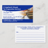 税務準備（作成者）名刺 名刺 (正面/裏面)