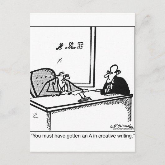 税務申告書の創作小説 ポストカード (正面)