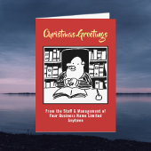 税務署又は会計士クリスマスカード シーズンカード